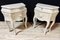 Louis XV Style Painted Nightstands, Set of 2 5