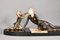 Large Art Deco Figural Group by Menneville, 1920s 4