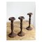 Cast Iron Candleholders, Set of 3 2