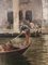 Carlo Brancaccio, Venecia, óleo sobre lienzo, década de 1890, enmarcado, Imagen 5