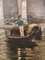 Carlo Brancaccio, Venecia, óleo sobre lienzo, década de 1890, enmarcado, Imagen 6