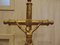 Pre-War Brass Standing Cross, 1890s 3