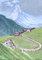 A. Chavaz, Le Cervin et le Hameau de Findelen, Suisse, Acuarela sobre cartón, Enmarcado, Imagen 2