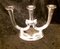 German 3-Arm Candleholder in Silver-Plated Metal from WMF, 1930s 2