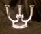 German 3-Arm Candleholder in Silver-Plated Metal from WMF, 1930s 1