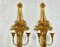 Louis XVI Style Gold Wall Lamps, Belgium, 1990s, Set of 2 10