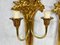 Lampade da parete dorate in stile Luigi XVI, Belgio, anni '90, set di 2, Immagine 5