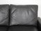 Black Leather Sofa, Germany, 1960s 15