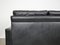 Black Leather Sofa, Germany, 1960s, Image 8