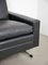 Black Leather Sofa, Germany, 1960s 14