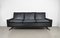Black Leather Sofa, Germany, 1960s 1