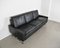 Black Leather Sofa, Germany, 1960s 4