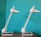 Large White Lacquered Metal Table Lamps from Arkilux, Denmark, 1995, Set of 2 1