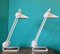 Large White Lacquered Metal Table Lamps from Arkilux, Denmark, 1995, Set of 2, Image 1