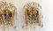 Vintage French Crystal and Brass Wall Lights, 1960s, Set of 3 4