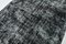 Large Vintage Rug in Black and Gray Wool, Image 4