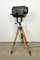 Vintage Grey Theatre Spotlight Floor Lamp on Wooden Tripod from Elektrosvit, 1970s, Image 12