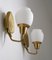 Swedish Modern Brass Wall Lamps from ASEA, 1940s, Set of 2 4
