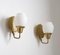 Swedish Modern Brass Wall Lamps from ASEA, 1940s, Set of 2 3