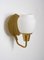 Swedish Modern Brass Wall Lamps from ASEA, 1940s, Set of 2, Image 7