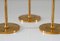 Swedish Brass Candleholders by Pierre Forsell for Skultuna, 1960s, Set of 3 4