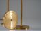 Swedish Brass Candleholders by Pierre Forsell for Skultuna, 1960s, Set of 3 5