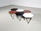 Hexagonal Coffee Tables by Isa Bergamo for Gio Ponti, 1950s, Set of 6 4