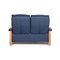 2-Sitzer Sofa und Sessel aus Blauem Leder von Himolla, 3 . Set 11