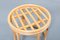 Vintage Bamboo Lounge Chair with Footstool, Set of 2, Image 6