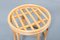Vintage Bambus Sessel mit Fußhocker, 2er Set 6