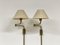 Mid-Century Brass Wall Lights by Florian Schulz, 1970s, Set of 2 1