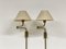Mid-Century Brass Wall Lights by Florian Schulz, 1970s, Set of 2, Image 1