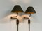 Mid-Century Brass Wall Lights by Florian Schulz, 1970s, Set of 2 2