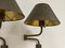 Mid-Century Brass Wall Lights by Florian Schulz, 1970s, Set of 2 4