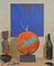 Philip Hearsey, Bozzolo, 2022, Painted Wood on Oak Base 8