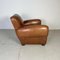 French Leather Club Chair, 1920s 3