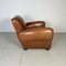French Leather Club Chair, 1920s, Image 3