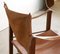 Vintage Safari Stuhl aus Leder 8