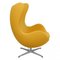 Egg Swivel Chair in Yellow Fabric by Arne Jacobsen for Fritz Hansen, 2012 2