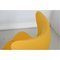 Chaise Pivotante Egg en Tissu Jaune par Arne Jacobsen pour Fritz Hansen, 2012 10
