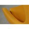 Sedia girevole Egg in tessuto giallo di Arne Jacobsen per Fritz Hansen, 2012, Immagine 8