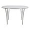 Super Circular Dining Table by Piet Hein for Fritz Hansen, Image 1