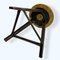 Bauhaus Industrial Stool with Wooden Seat 4