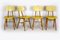 Chaises de Salle à Manger Vintage en Bois de Ton, 1960s, Set de 4 1