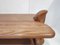Vintage French Horse-Headed Coffee Table in Oak, 1970 7