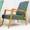 Vintage French Reclining Lounge Chairs, 1950, Set of 2 4