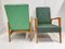 Vintage French Reclining Lounge Chairs, 1950, Set of 2 10
