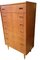 Danish High Chest of Drawers in Teak with Seven Drawers, 1960s 7