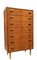 Danish High Chest of Drawers in Teak with Seven Drawers, 1960s 1