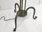 Vintage French Floor Lamp in Steel and Wood by René Prou, 1940s, Image 3